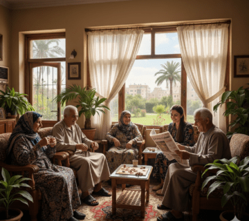 دار مسنين المنصورة 360x320