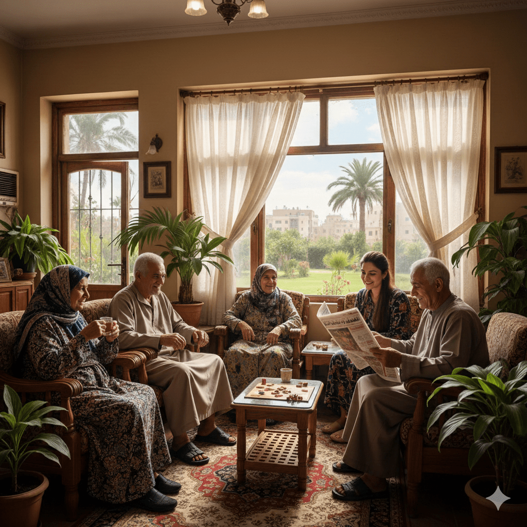 دار مسنين المنصورة